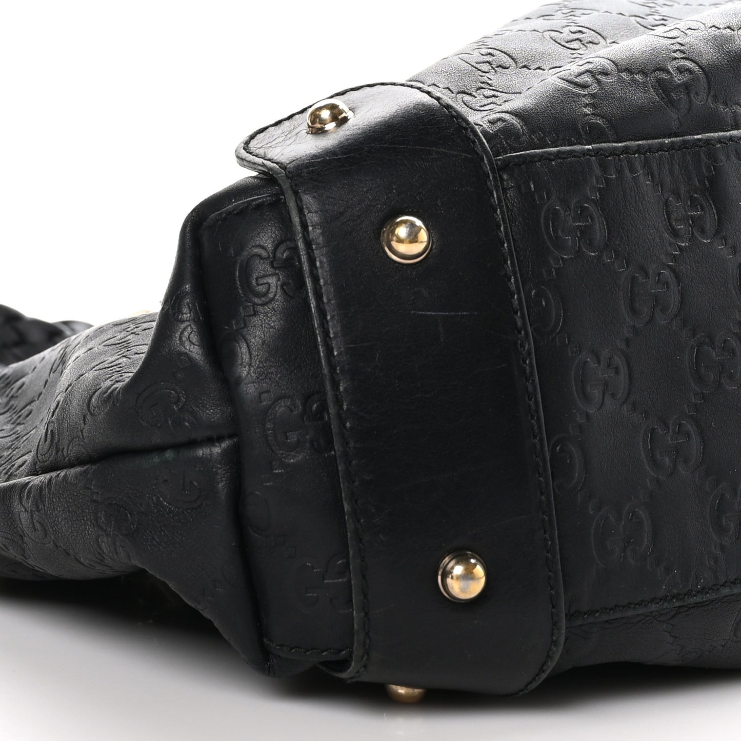 Guccissima Small Pelham Shoulder Bag Black