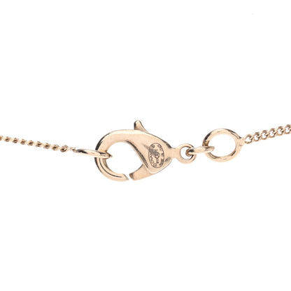 Chanel Crystal CC Pendant Necklace Gold 4 of 4