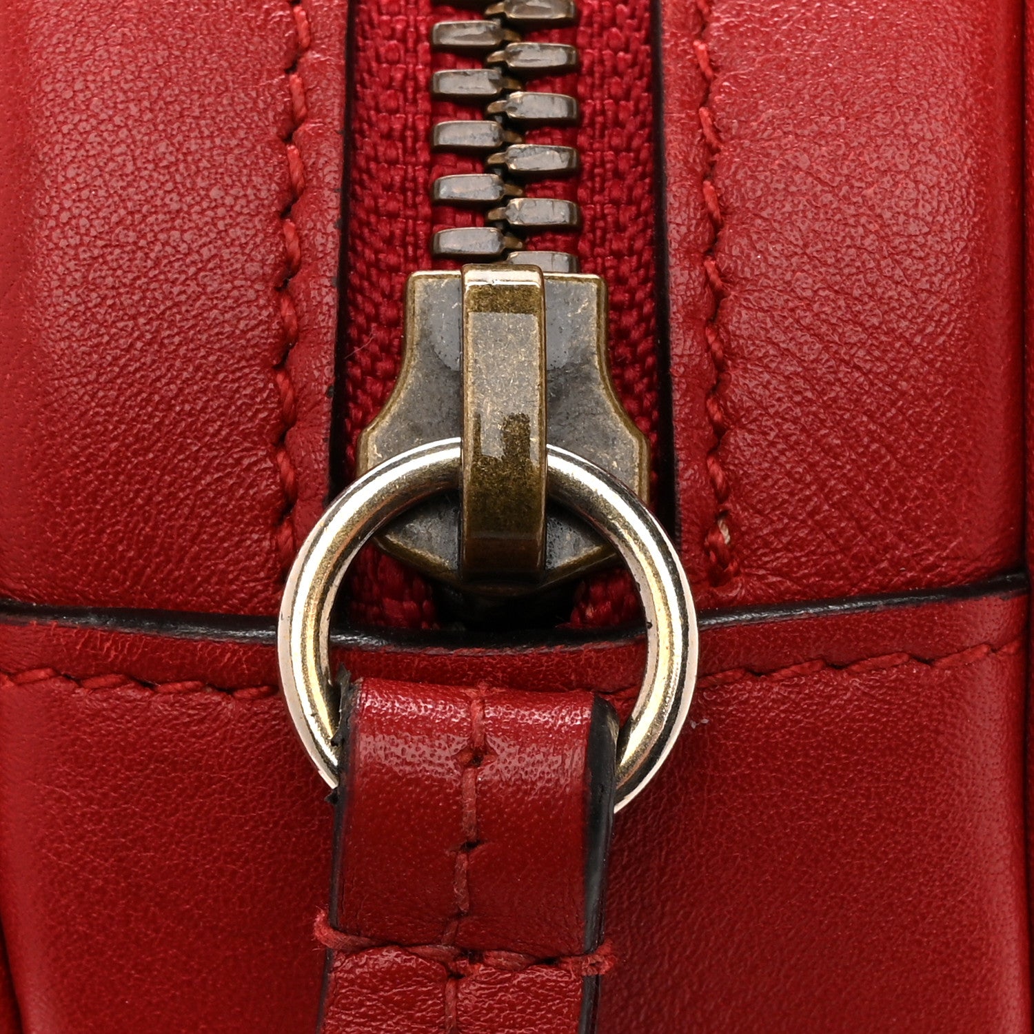 Gucci Calfskin Matelasse GG Marmont Belt Bag 85 34 Hibiscus Red 12 of 12