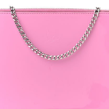 Christian Louboutin Patent Loubila Chain Clutch Gummy 7 of 13