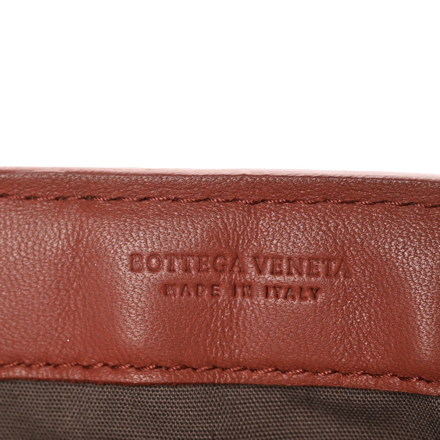 Nappa Intrecciato iPad Case Brique
