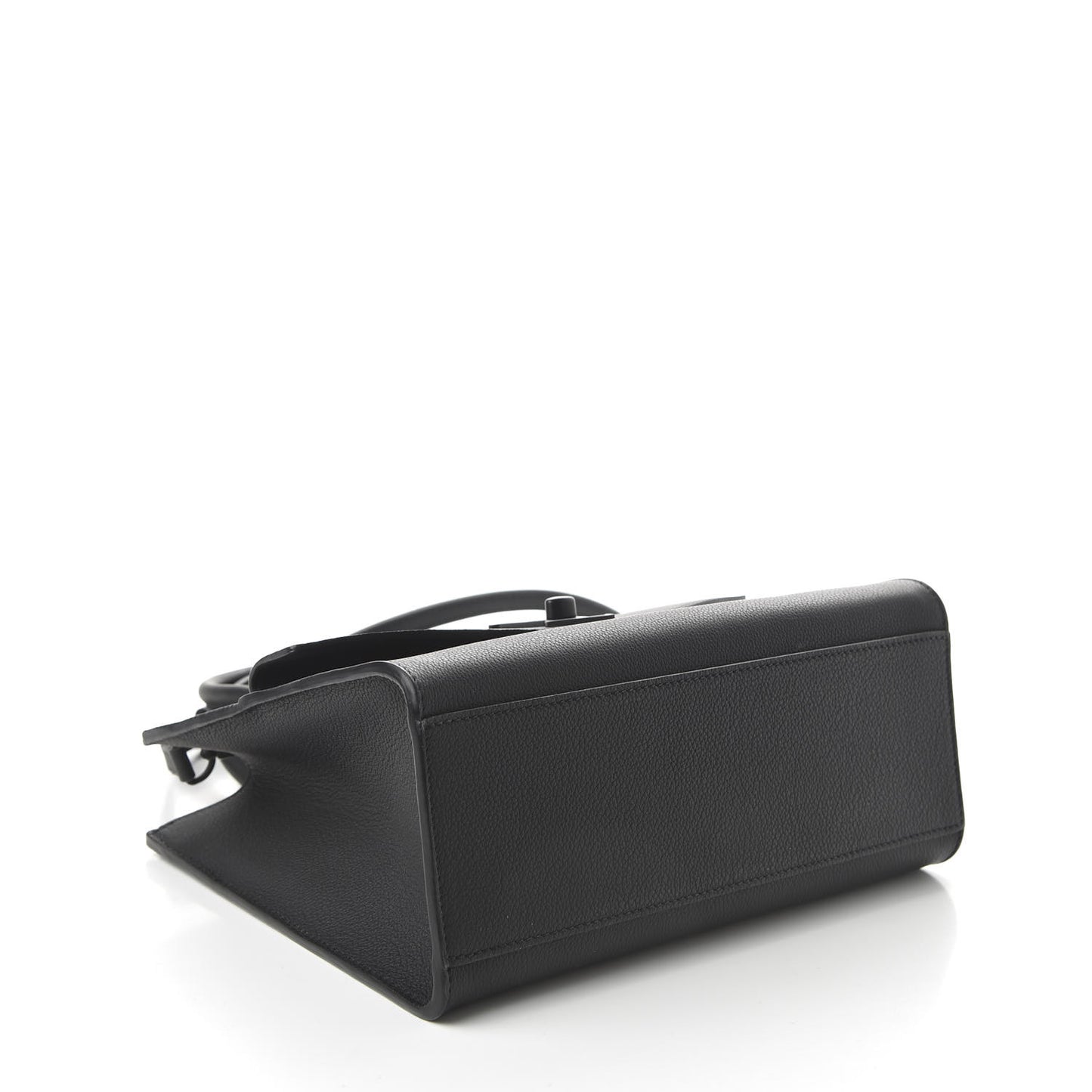 Soft Calfskin Lockme Tote PM Black