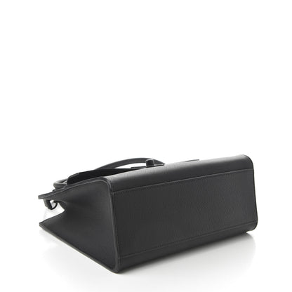 Louis Vuitton Soft Calfskin Lockme Tote PM Black 3 of 8