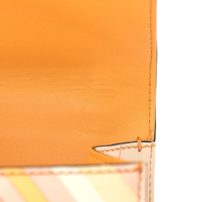 Valentino Garavani Vitello Native Couture 1975 Medium Glam Lock Rockstud Flap Mandarin Sorbet 10 of 11