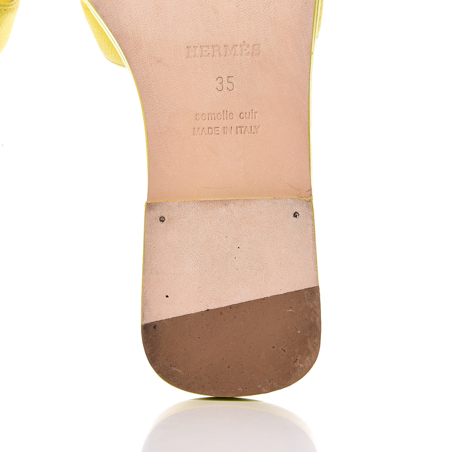 Epsom Oran Sandals 35 Jaune Pollen