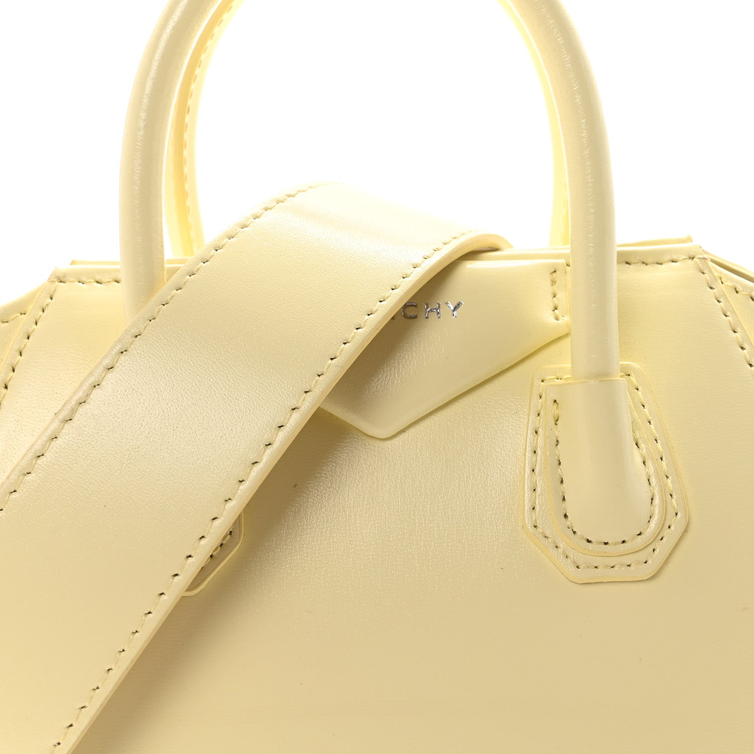 Givenchy Box Calfskin Toy Antigona Soft Yellow Natural Beige 7 of 9