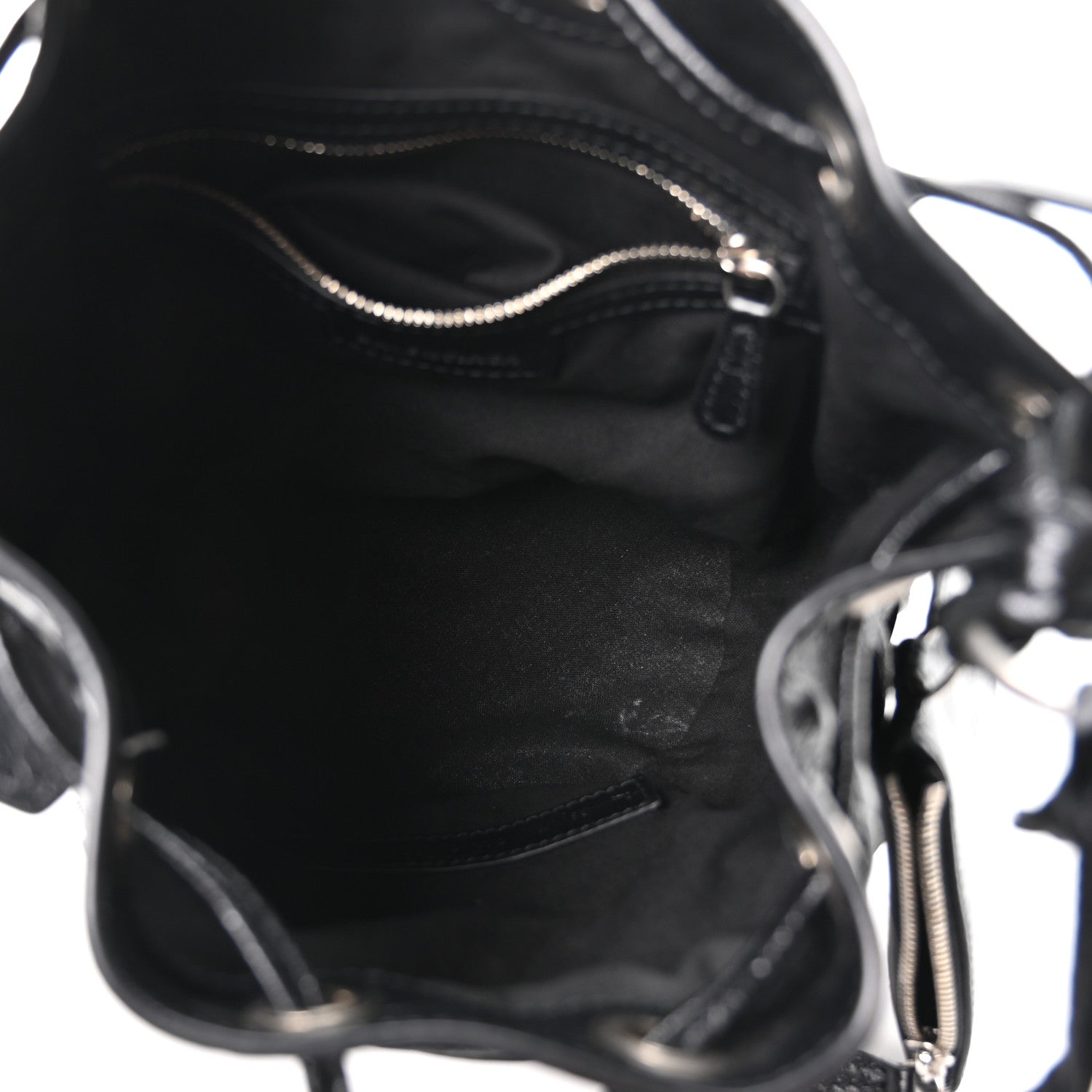 Balenciaga Agneau Arena Le Cagole Bucket Bag XS Black 6 of 11