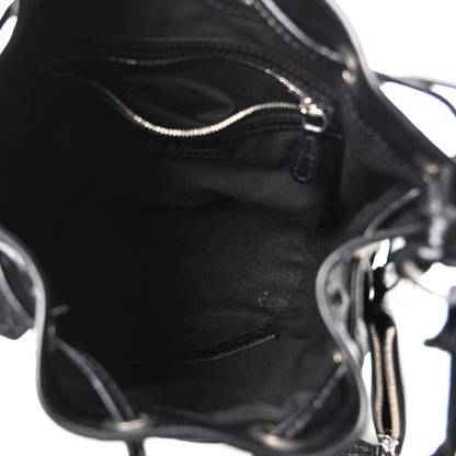 Balenciaga Agneau Arena Le Cagole Bucket Bag XS Black 6 of 11