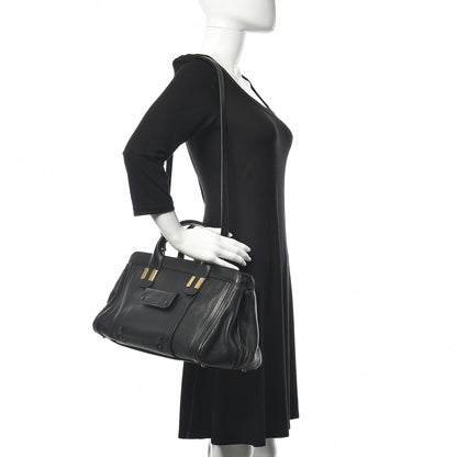 Chloe Calfskin Medium Alice Satchel Black 2 of 11