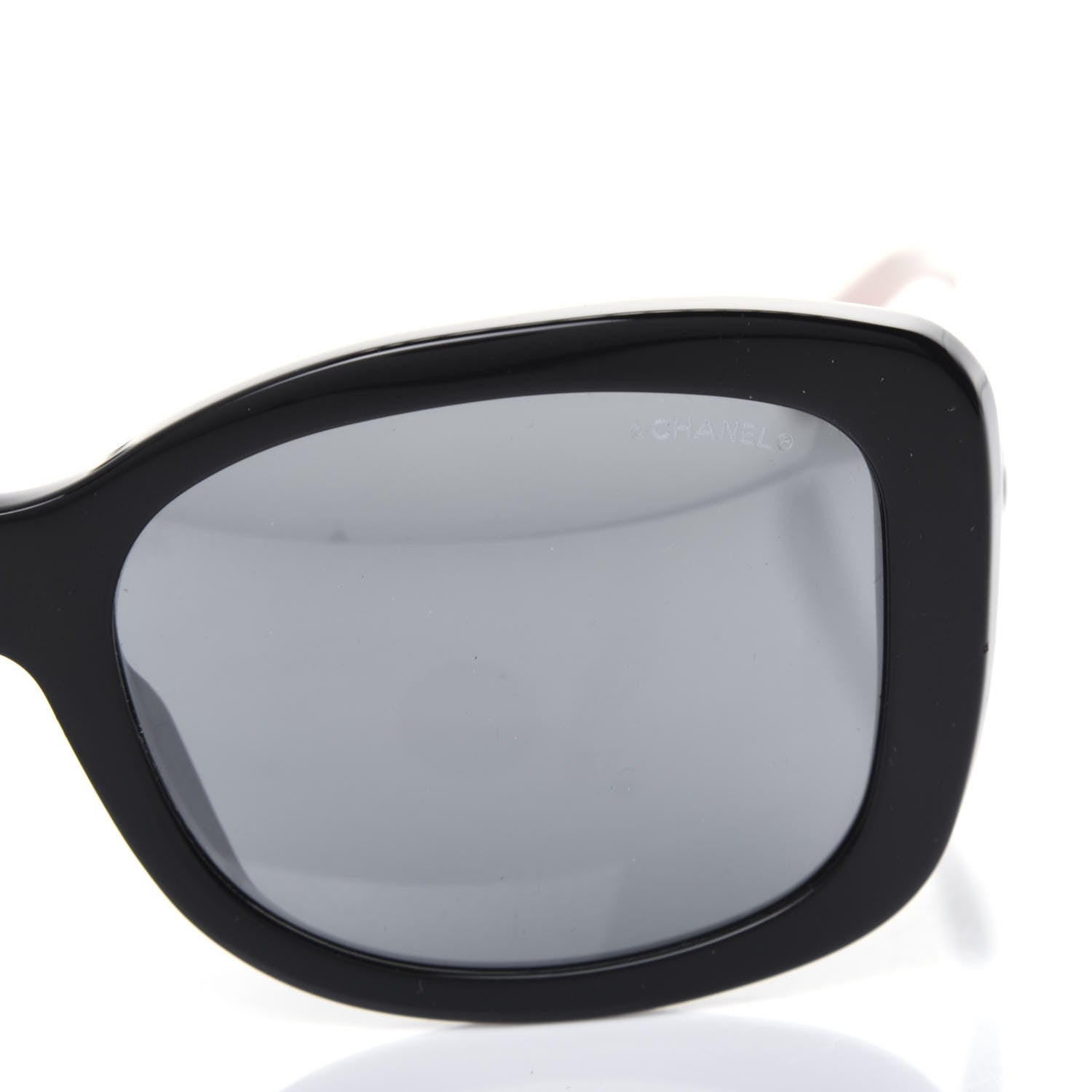 Chanel Acetate CC Sunglasses 5322 Black Beige 7 of 8