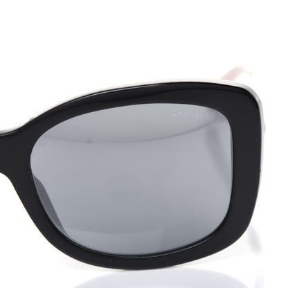 Chanel Acetate CC Sunglasses 5322 Black Beige 7 of 8