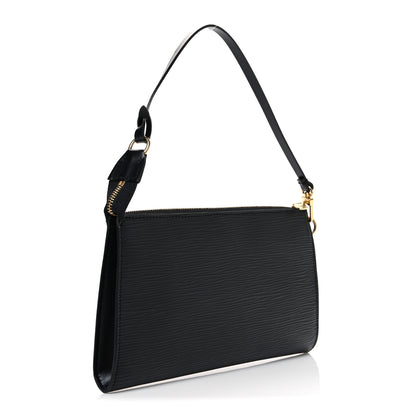 Louis Vuitton Epi Pochette Accessories 24 Black 3 of 10