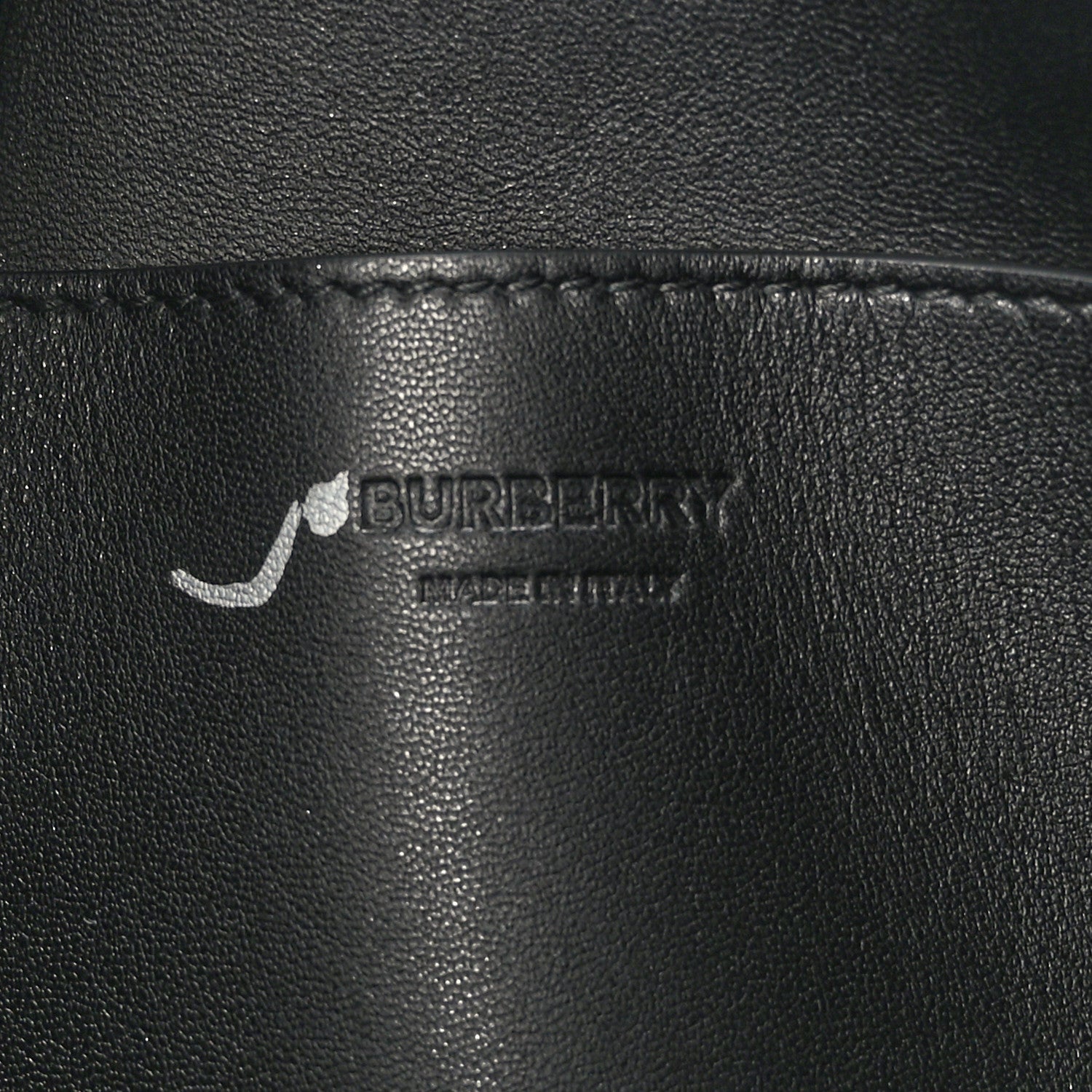 Burberry E-Canvas Slogan Book Tote Blue 6 of 8