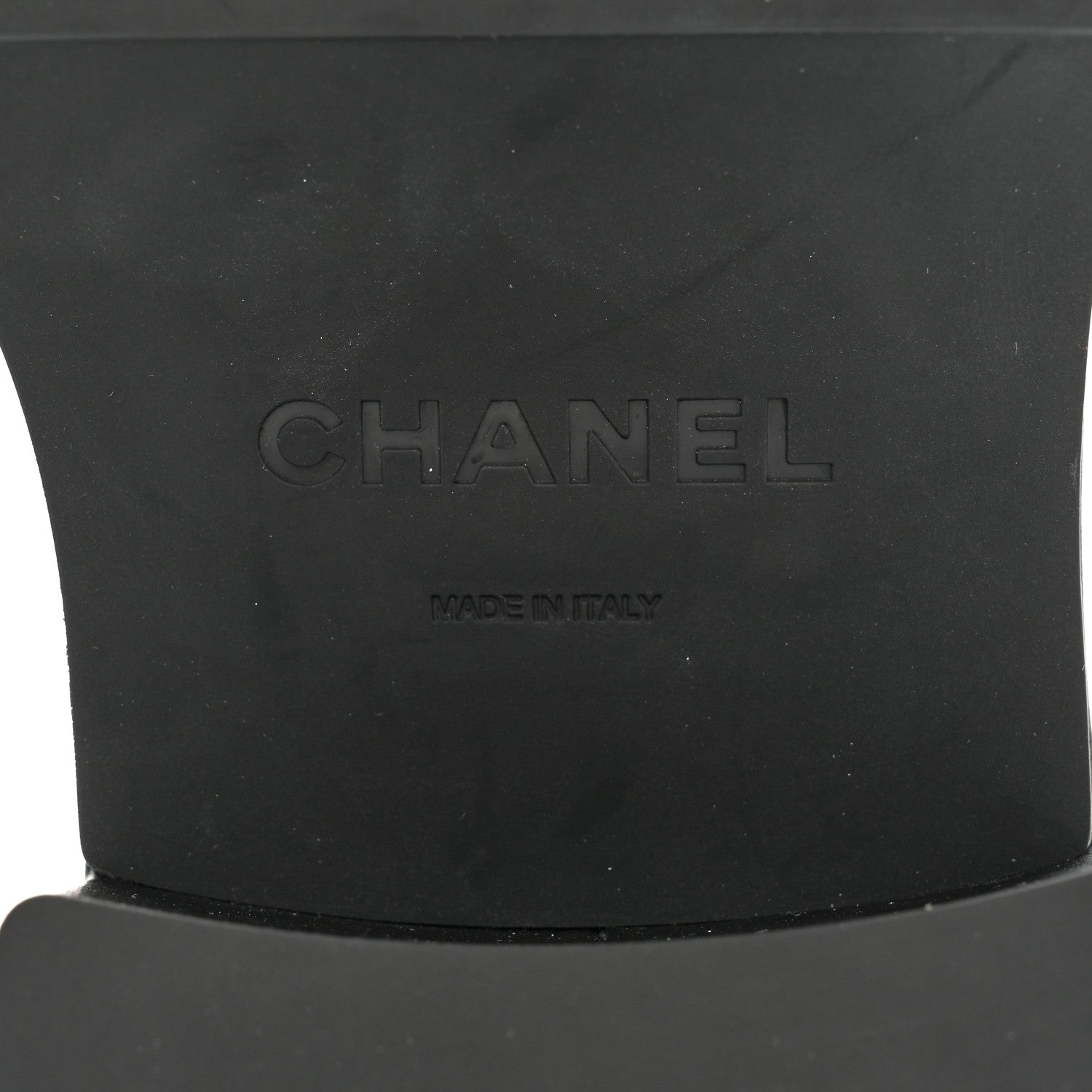 Chanel Calfskin CC Platform Loafers 38 Black 8 of 9