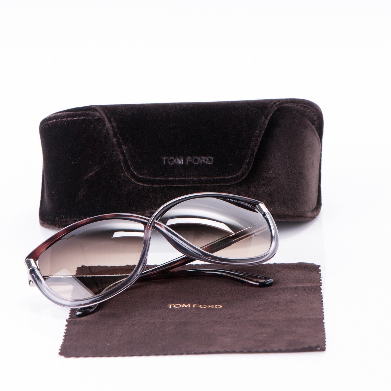Tom Ford Abbey Sunglasses TF327 Havana Grey 8 of 8