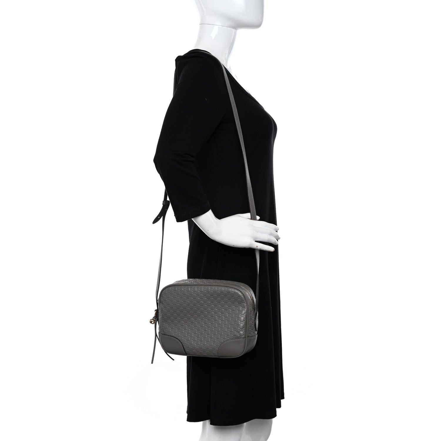Gucci Microguccissima Mini Bree Messenger Bag Grey 2 of 11