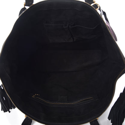 Gucci Nubuck Top Handle Satchel Black 7 of 9