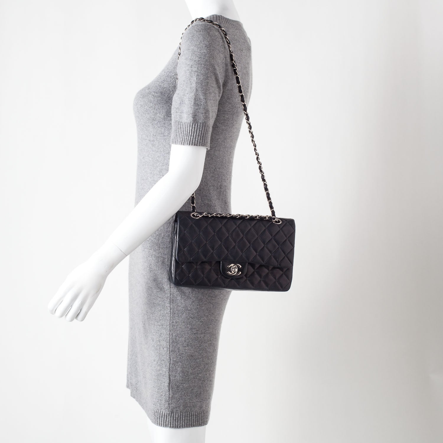 Chanel Lambskin Medium Double Flap Black 2 of 11