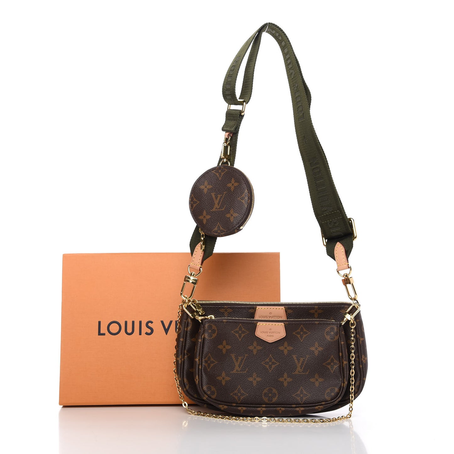 Monogram Multi Pochette Accessories Kaki