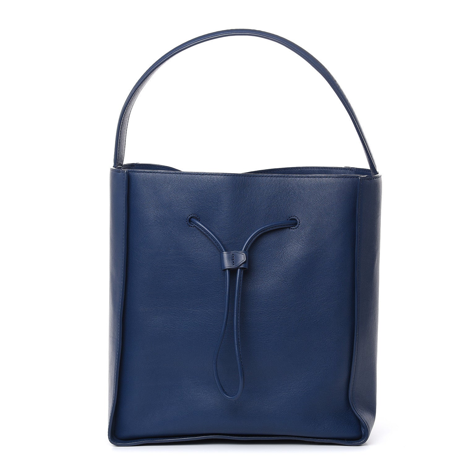 3.1 Phillip Lim 3.1 Smooth Calfskin Large Soleil Bucket Bag Midnight Blue 1 of 16