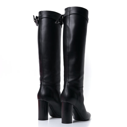 Hermes Heritage Calfskin Story Boots 40 Black 3 of 17