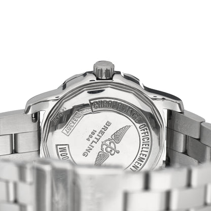 Breitling Stainless Steel 33mm Aeromarine Chronometer Automatic Watch Blue A77387 4 of 5
