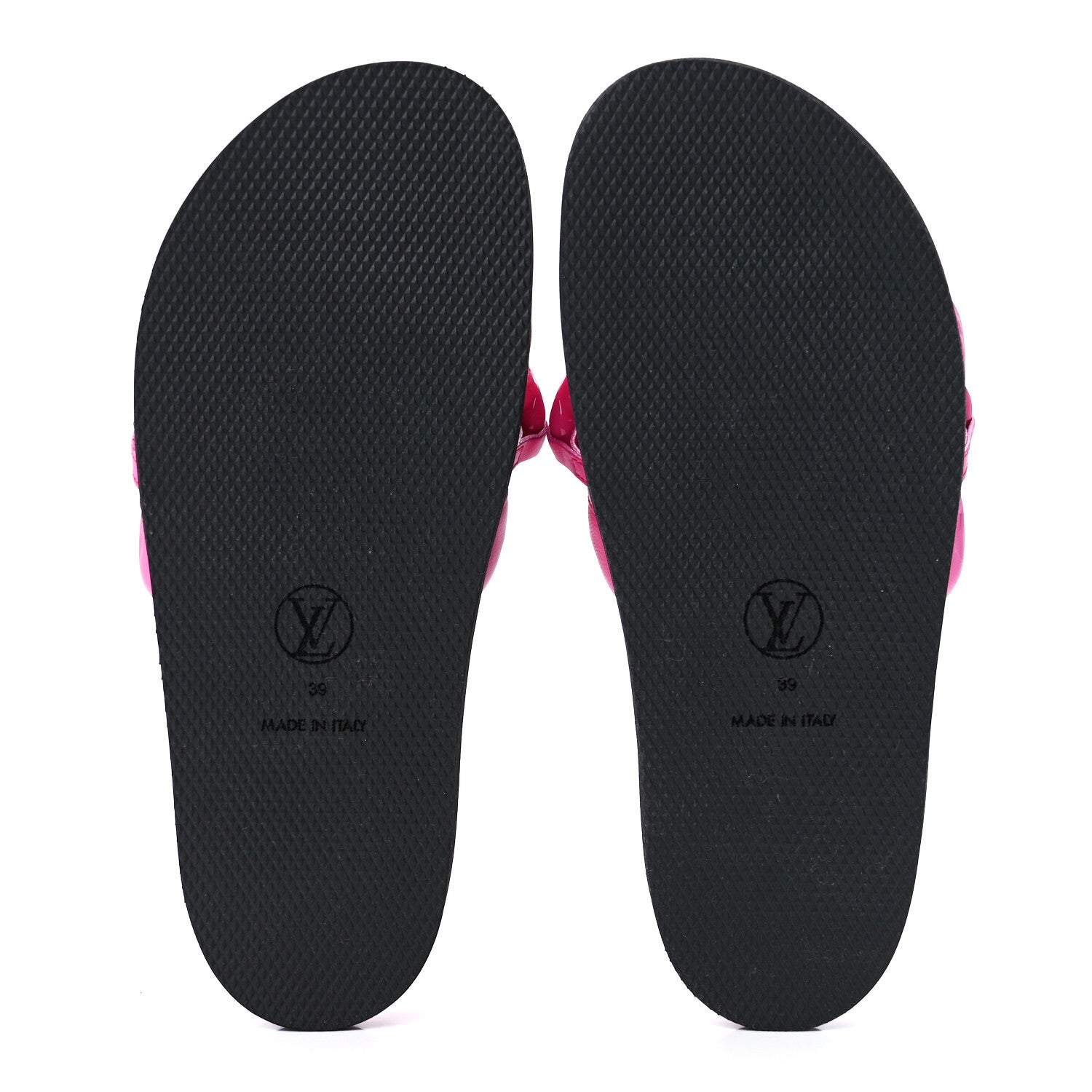 Louis Vuitton Calfskin Embossed Monogram Sunset Flat Comfort Mule 39 Rose Pop 5 of 8