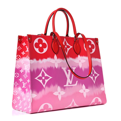 Louis Vuitton Monogram Escale Onthego GM Rouge 3 of 11