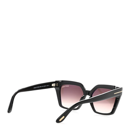 Tom Ford Acetate Winona Sunglasses TF1030 Black 4 of 9