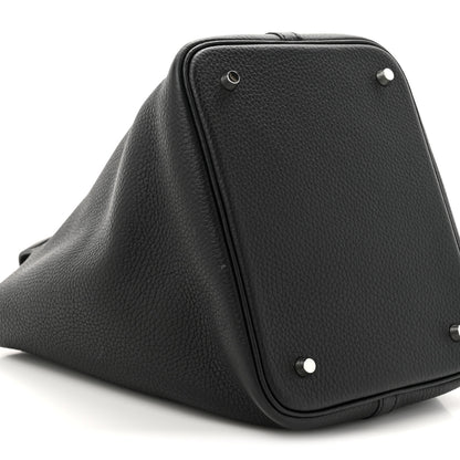 Hermes Taurillon Clemence Picotin Lock 22 MM Black 10 of 10