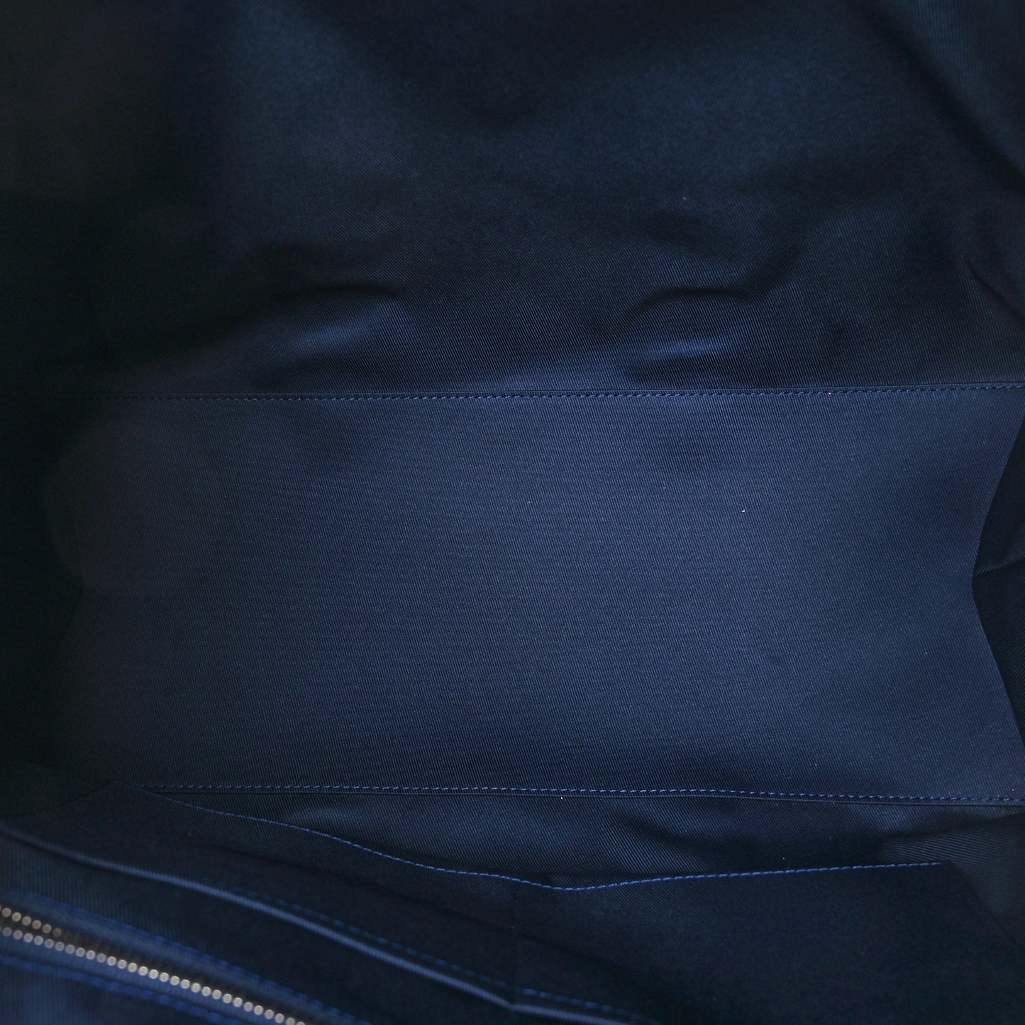 Cowhide Monogram Bandana Journey Tote Blue White