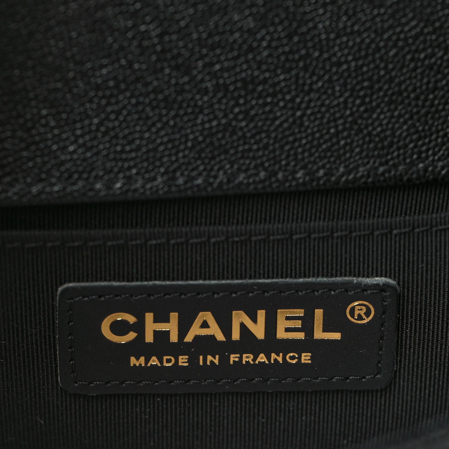 Chanel Caviar Chevron Quilted Small Boy Flap Black 7 of 10