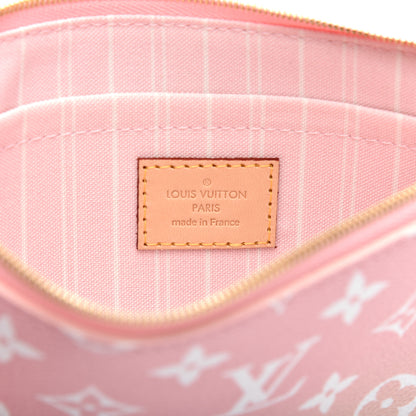 Louis Vuitton Monogram By The Pool Neverfull MM Pochette Light Pink 6 of 7