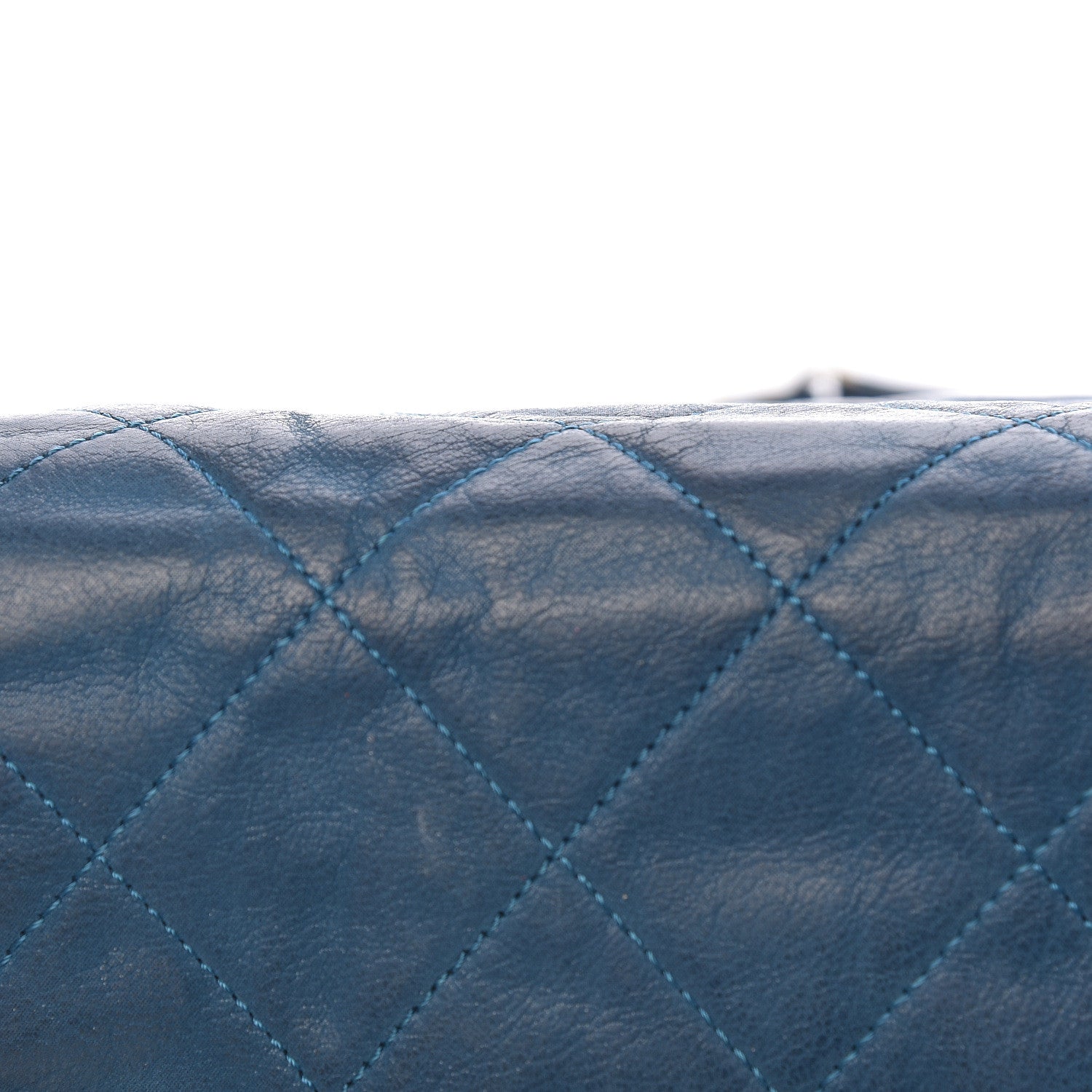 Chanel Iridescent Calfskin Large Chic Quilt Flap Dark Blue 21 of 30
