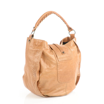 Balenciaga Chevre Classic Hardware Shrug Hobo Caramel 3 of 9