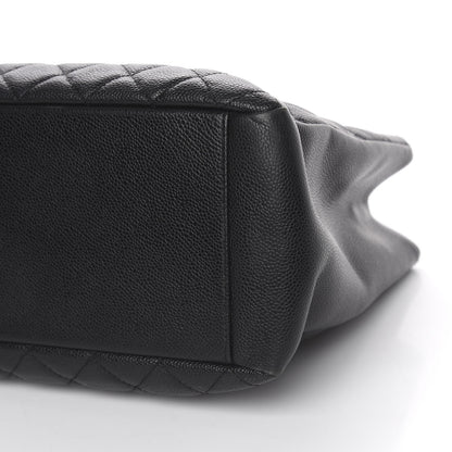 Chanel Caviar Quilted Grand Shopping Tote GST Black 9 of 10