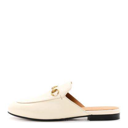 Gucci Malaga Kid Womens Princetown Slippers 37.5 Mystic White 1 of 9