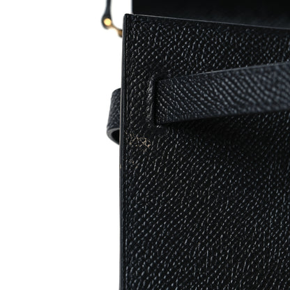Hermes Epsom Kelly Wallet To Go Black 9 of 11