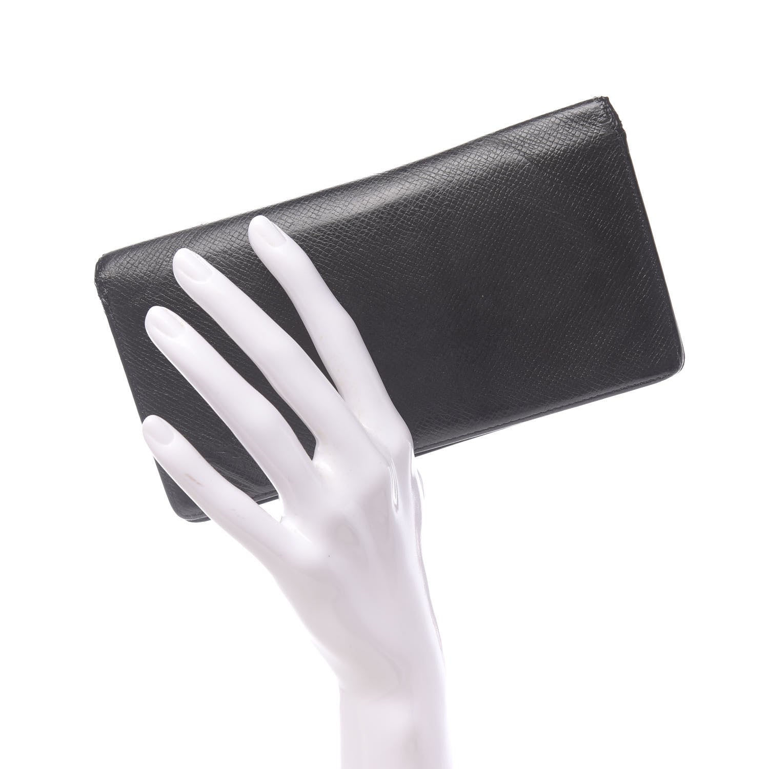 Louis Vuitton Taiga Porte Valeurs Organizer Wallet Black 2 of 10