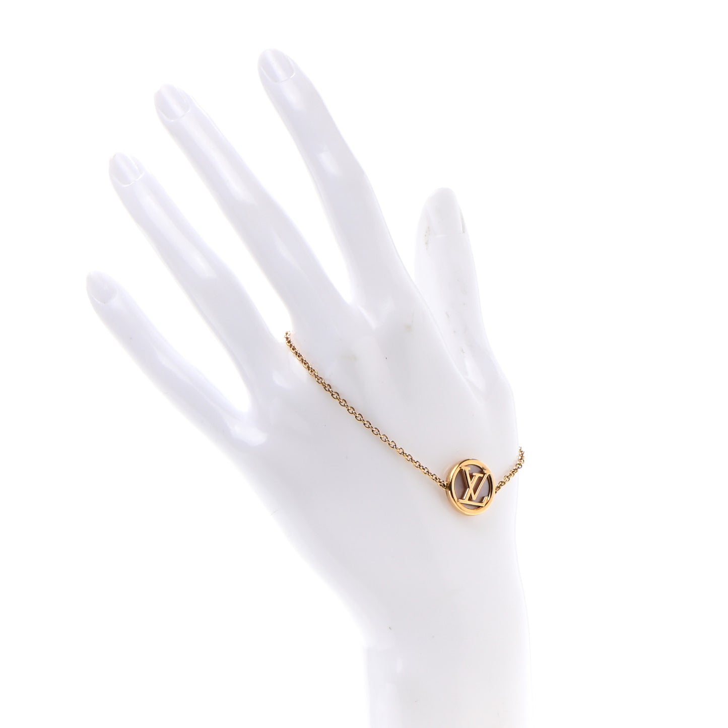 Gold L to V Pearlfection Bracelet
