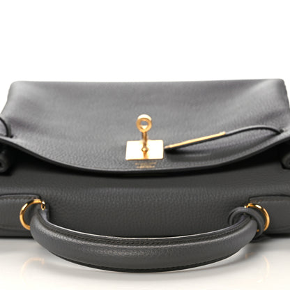 Hermes Togo Kelly Retourne 28 Etain 14 of 38
