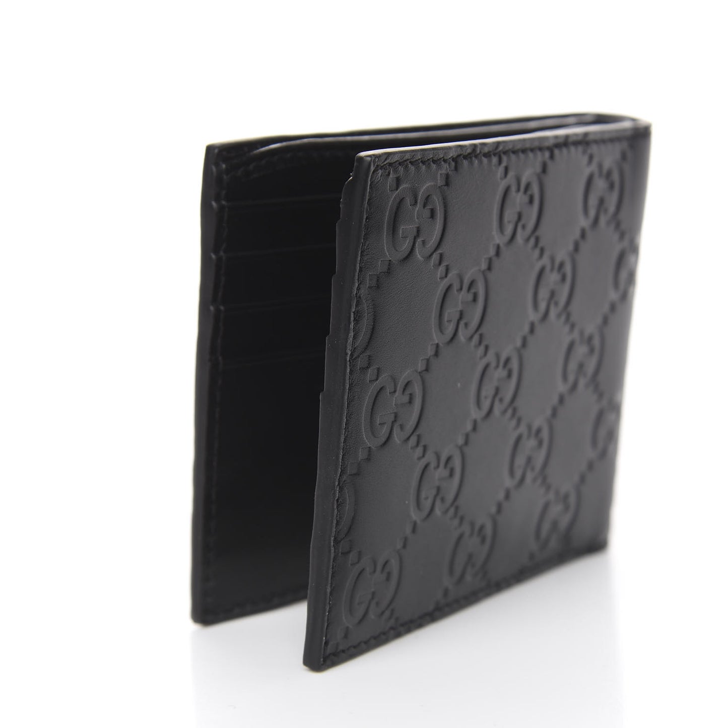Guccissima Bi-Fold Wallet Black