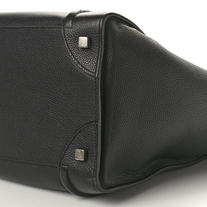 Celine Drummed Calfskin Mini Luggage Black 9 of 11