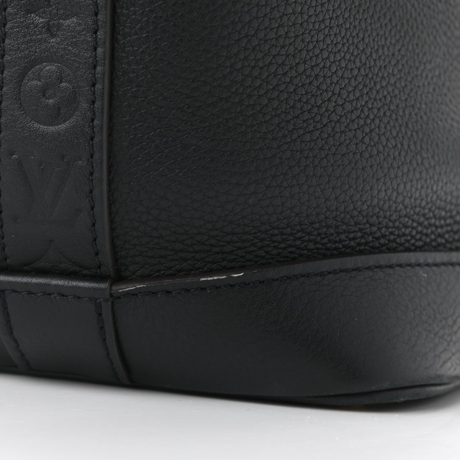 Louis Vuitton Calfskin Cruiser GM Black 9 of 9