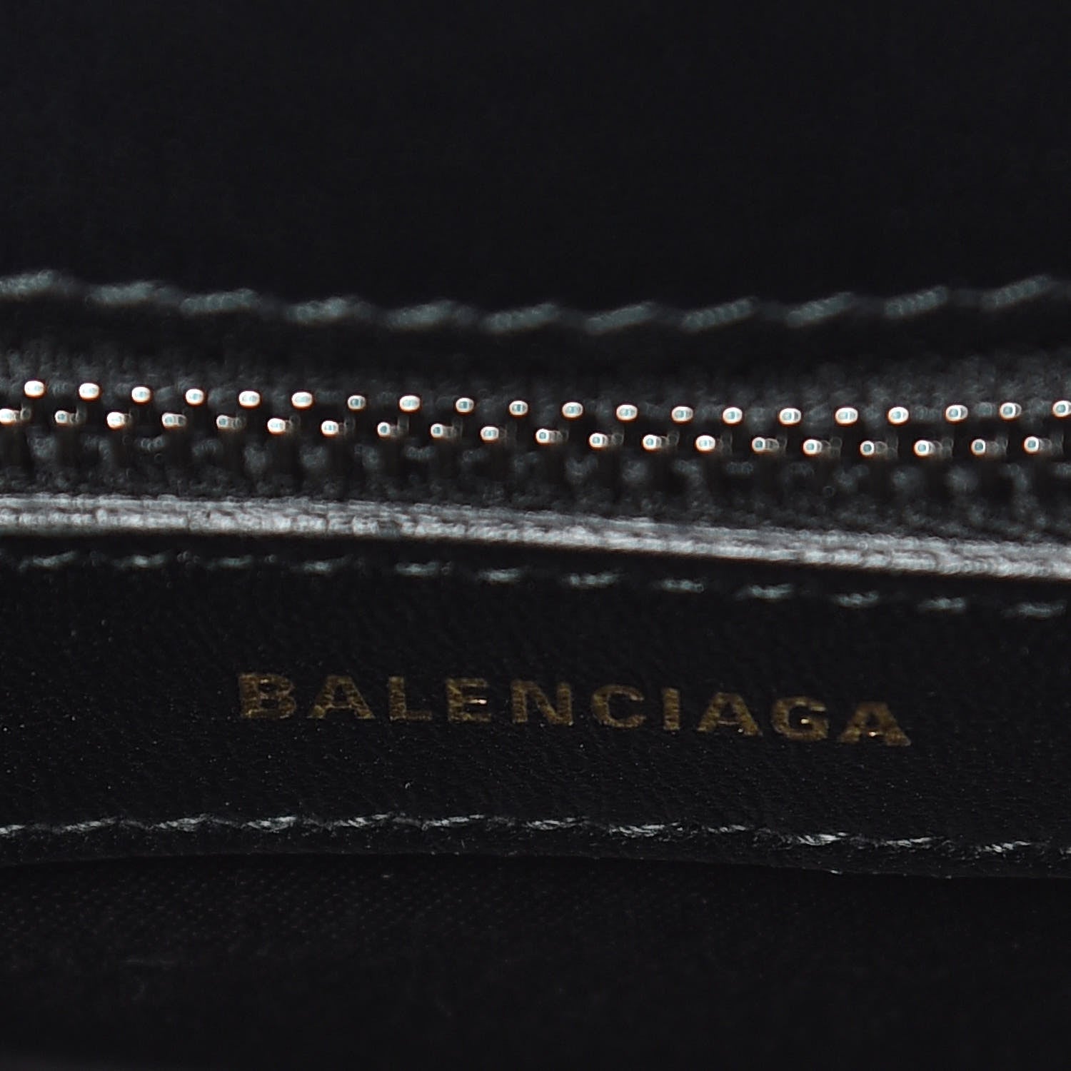 Balenciaga Metallic Calfskin Crocodile Embossed S Ville Top Handle Bag Grey 6 of 12