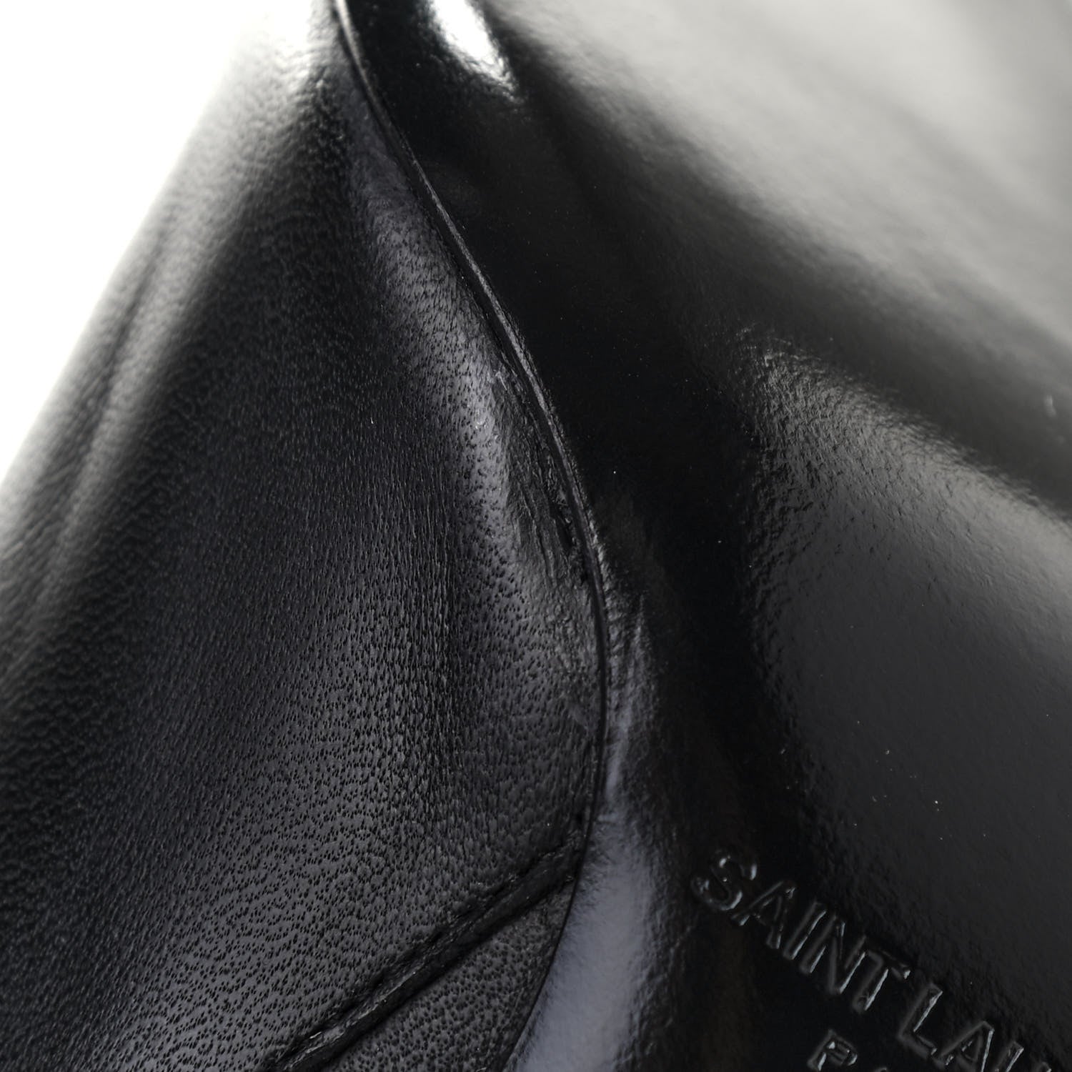 Saint Laurent Calfskin Opyum Ankle Boots 35 Black 10 of 13