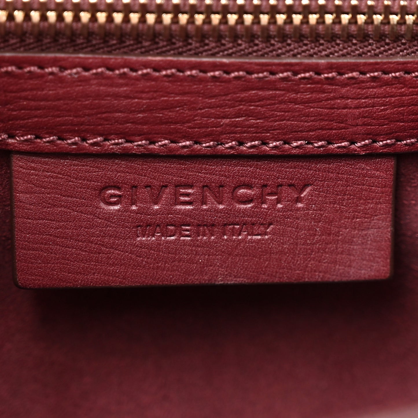 Textured Calfskin Mini Pandora Box Chain Crossbody Bag Oxblood