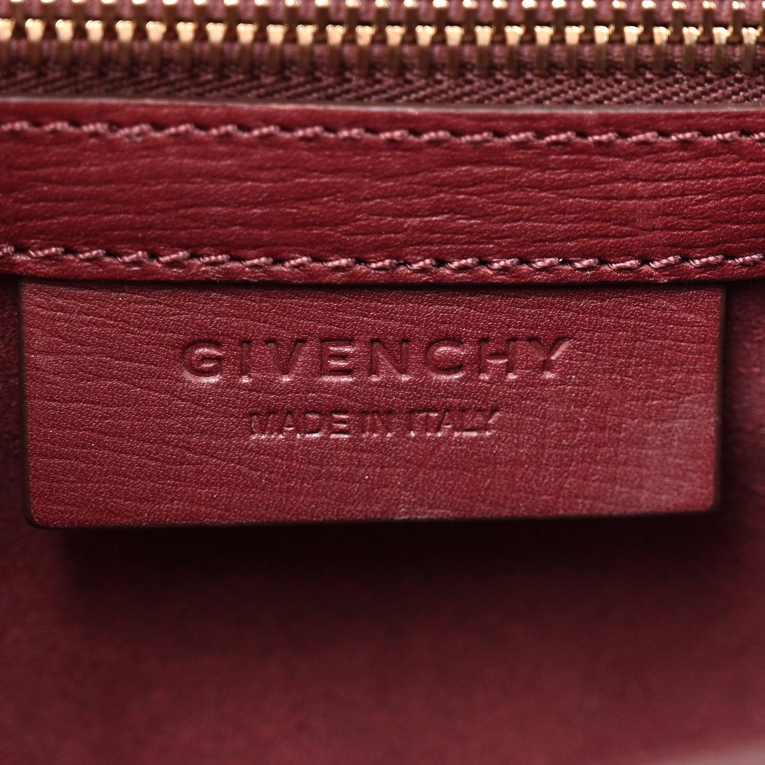 Givenchy Textured Calfskin Mini Pandora Box Chain Crossbody Bag Oxblood 6 of 10