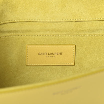Saint Laurent Calfskin Classic Y Ligne Clutch Soleil 14 of 17