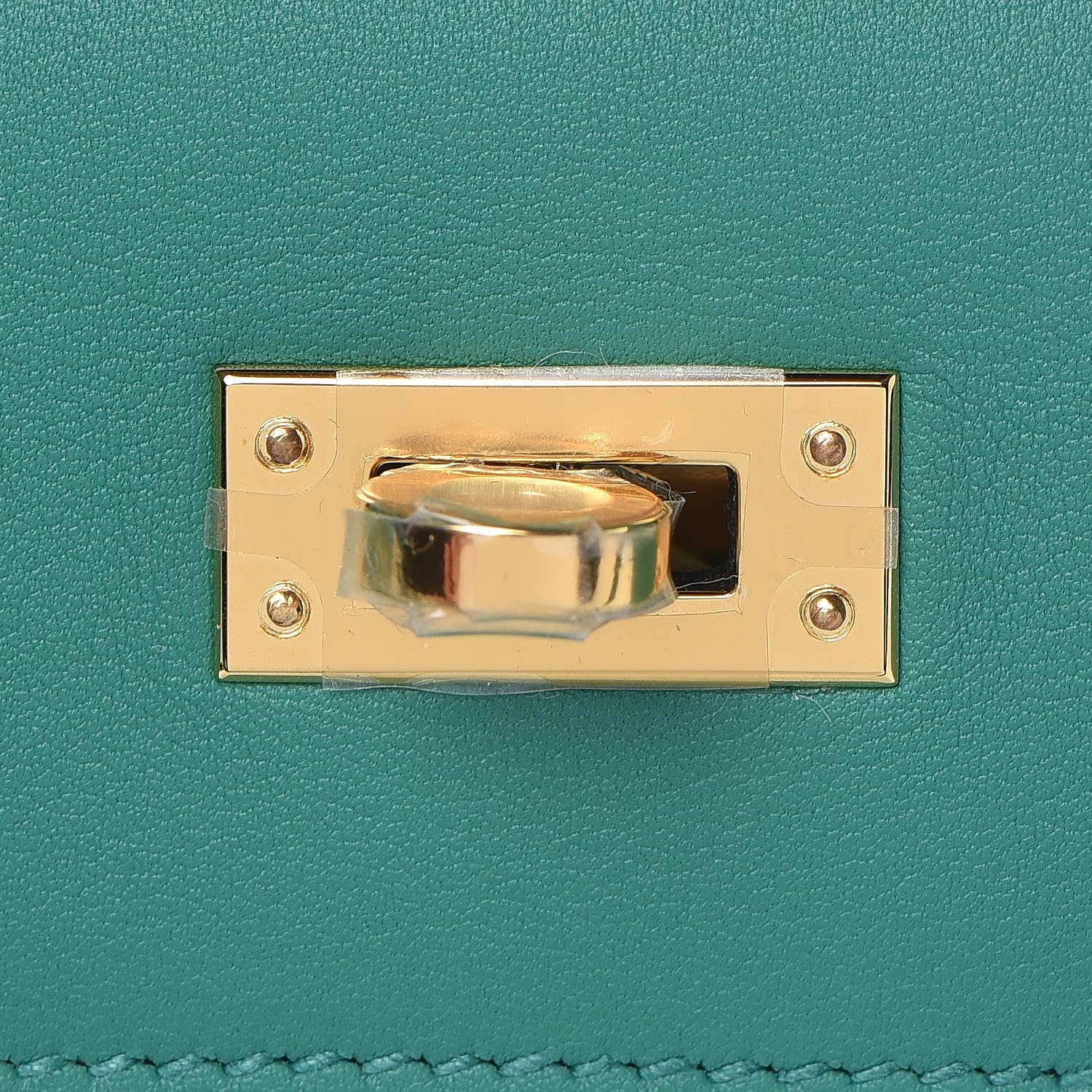 Hermes Swift Kelly Pochette Clutch Vert Vertigo 8 of 28